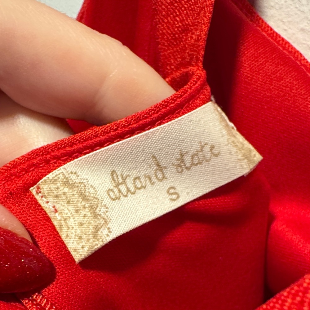 Altar'd State Vibrant Red Mini Dress - Picture 3 of 4